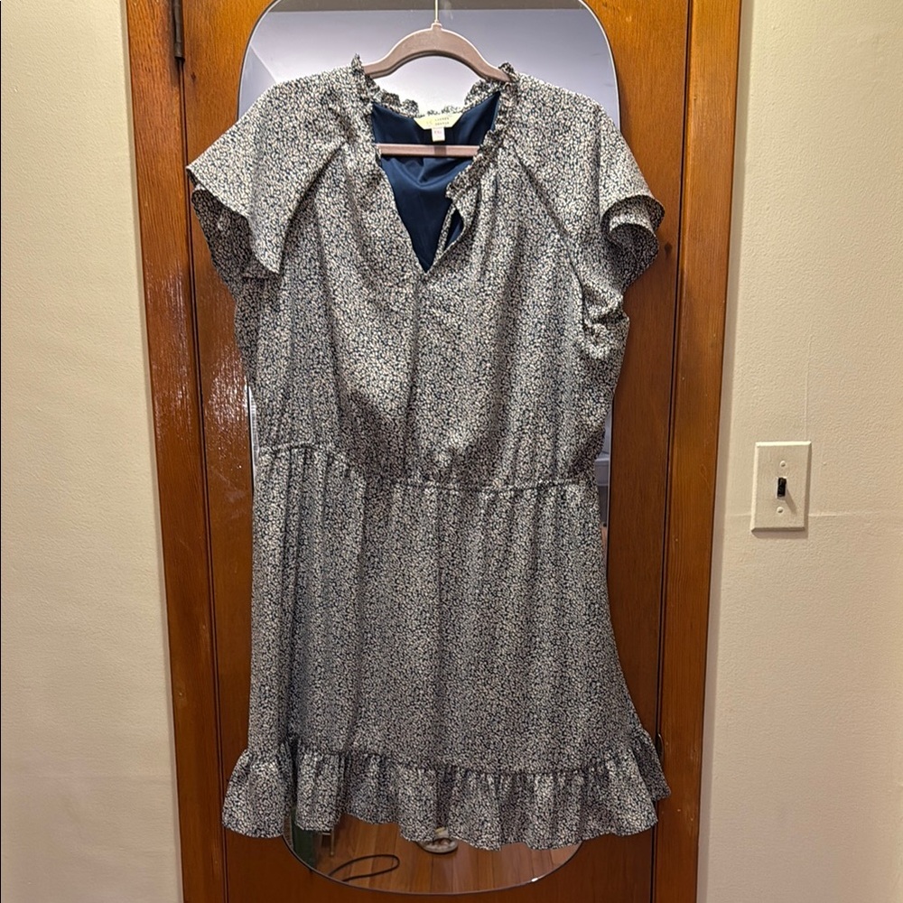 Floral Ruffle Hem Dress